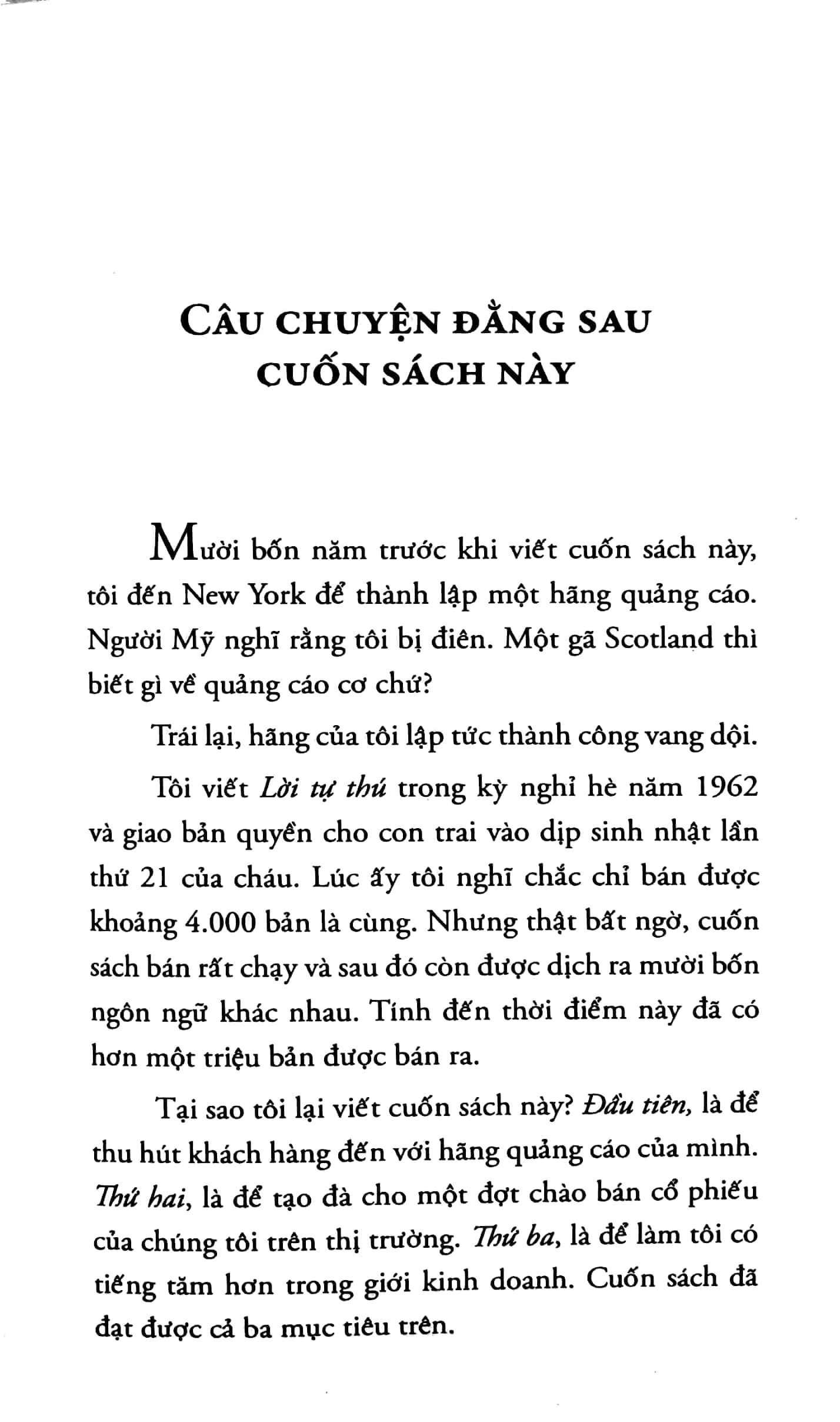 Lời Tự Thú Của Một Bậc Thầy Quảng Cáo (Tái Bản 2017)