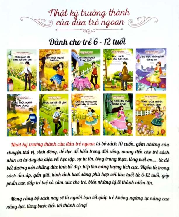 Nhật Ký Trưởng Thành Cúa Đứa Trẻ Ngoan - Học Cách Làm Chủ Bản Thân(Tôi Là Chế Ngự Đại Vương) - Tái Bản