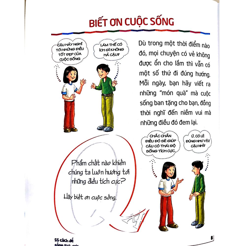 Tủ Sách Kỹ Năng Sống Dành Cho Học Sinh - 55 cách để sống tích cực