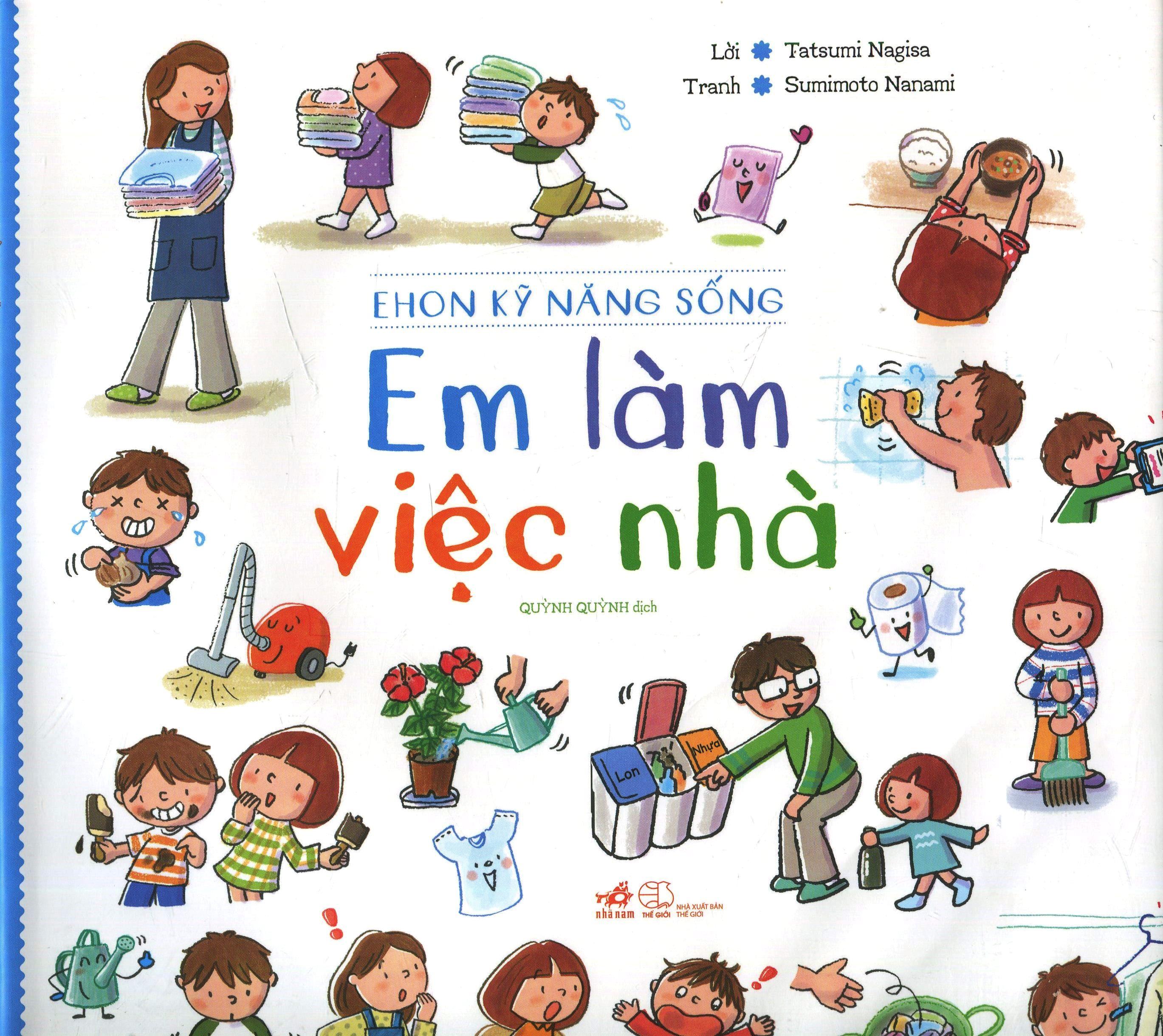 Em Làm Việc Nhà - Ehon Kỹ Năng Sống (Tái Bản 2020)