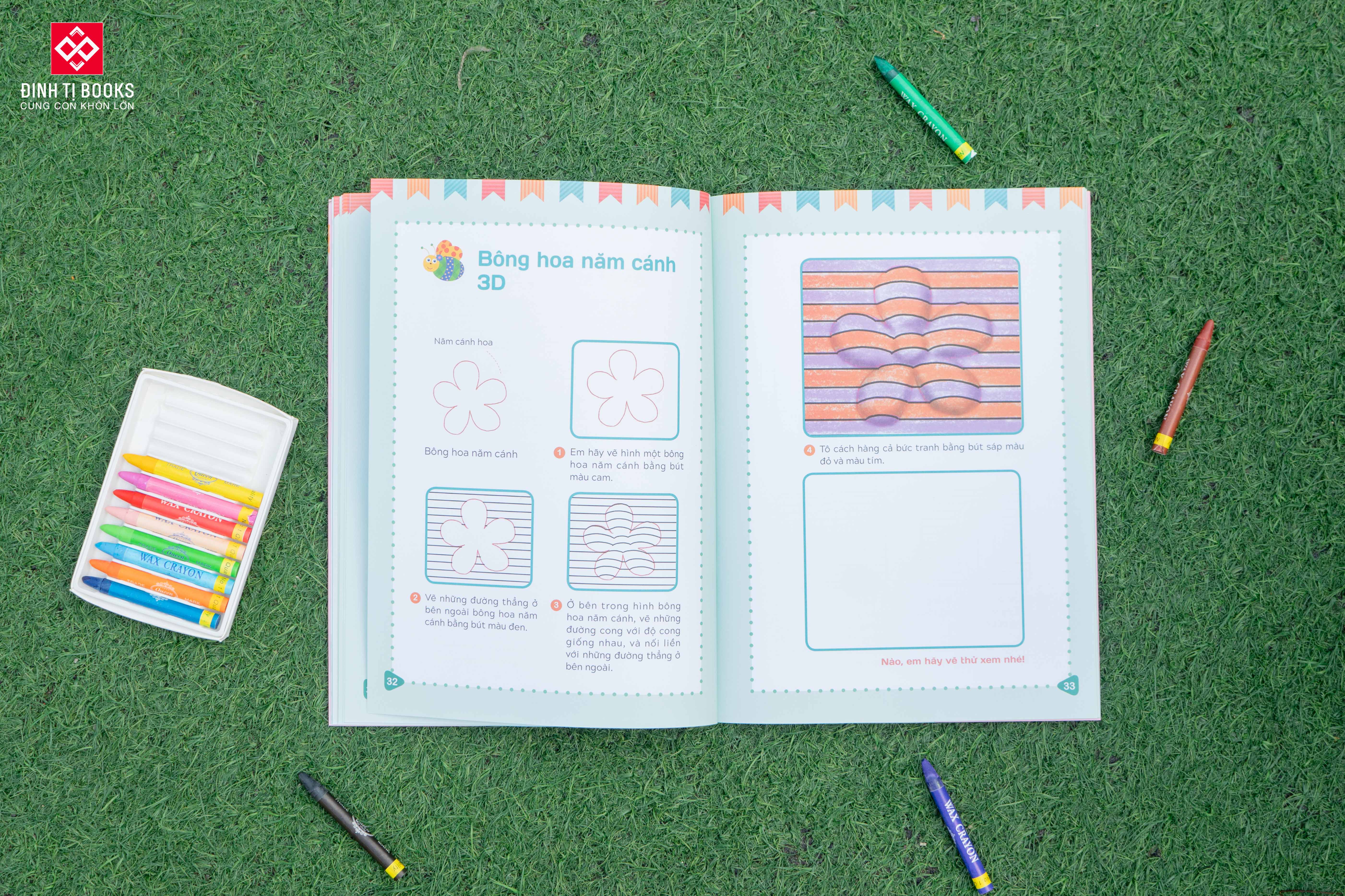 Sách - Tập vẽ tranh 3D, khơi nguồn sáng tạo - Đinh Tị Books
