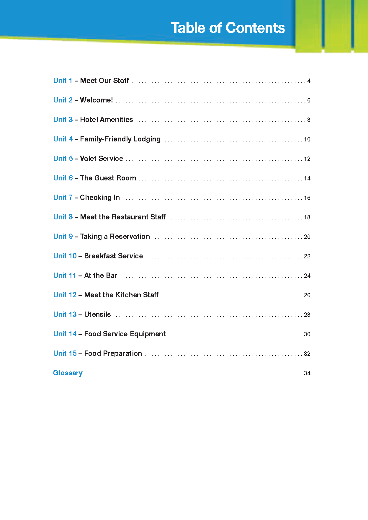 Career Paths Hotels & Catering (Esp) Student