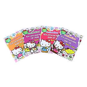Combo Hello Kitty - Rèn Luyện Các Khả Năng (Sách Tô Màu - Bộ 4 Quyển)