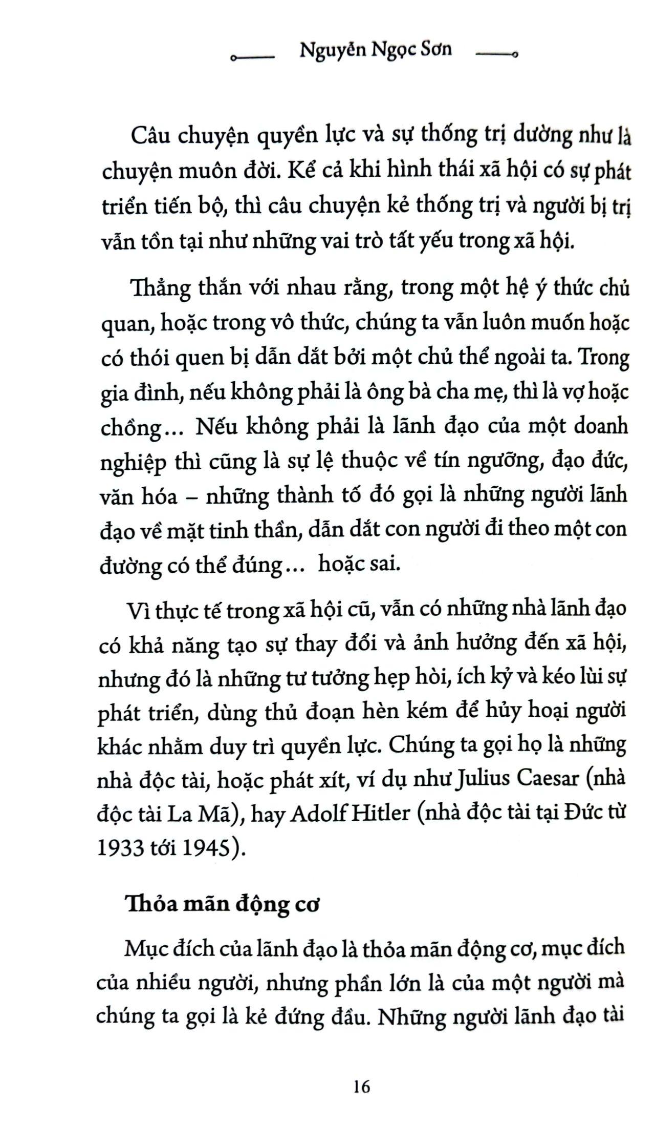Lãnh Đạo Và Quyền Lực