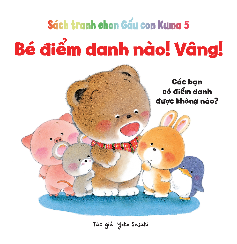 Sách - Dtpbooks - Bé điểm danh nào! Vâng! - Tủ sách Ehon cho bé