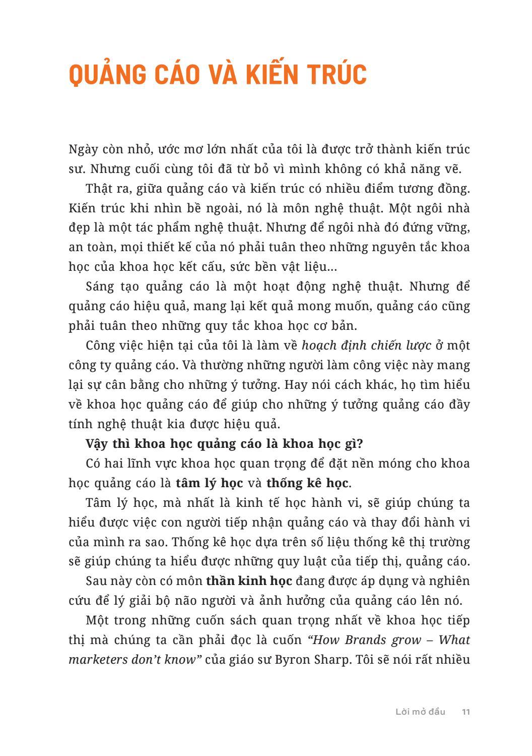 Quảng Cáo Không Nói Láo - Sự Thật Về Quảng Cáo Dưới Góc Nhìn Khoa Học, Toàn Diện Và Thực Tiễna