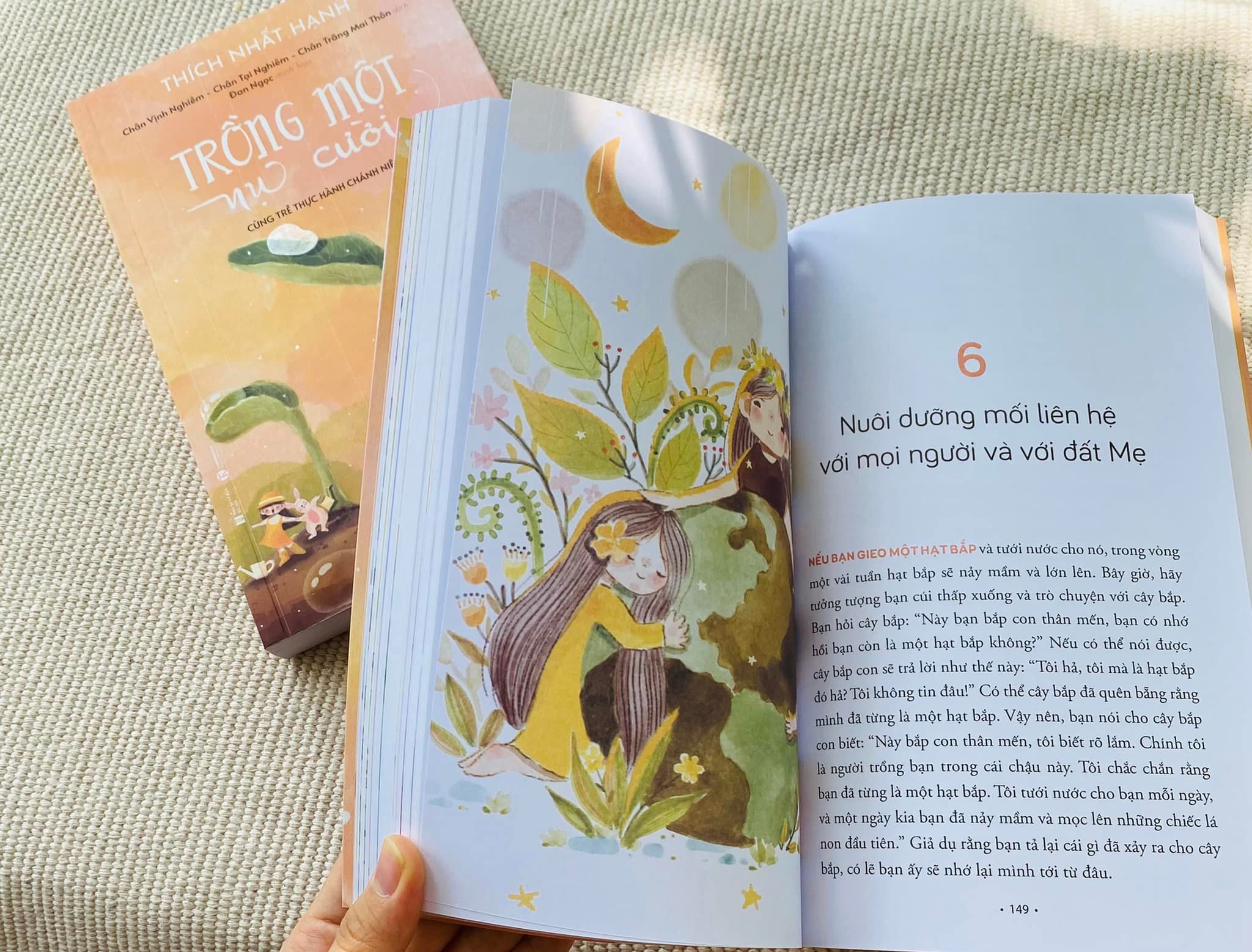 Trồng một nụ cười : Cùng trẻ thực hành chánh niệm