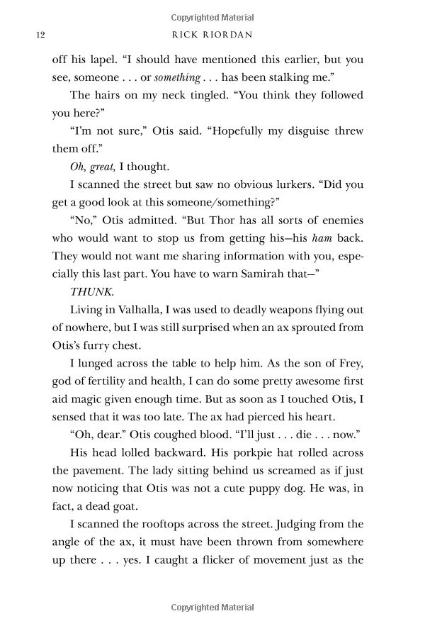 Magnus Chase And The Gods Of Asgard Series #1: The Sword Of Summer