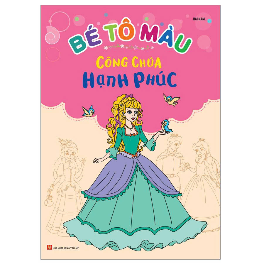 Bộ Túi Bé Tập Tô Màu Công Chúa