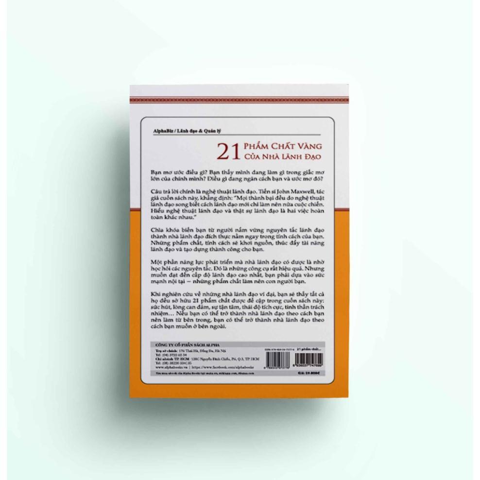 Sách 21 phẩm chất vàng của nhà lãnh đạo - Alphabooks - BẢN QUYỀN