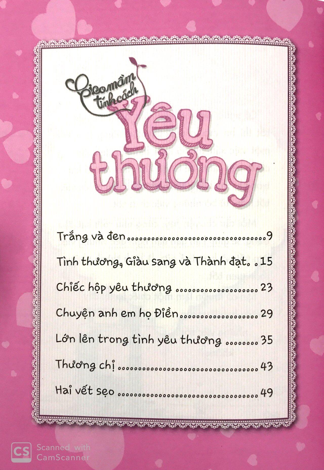 Gieo Mầm Tính Cách - Yêu Thương (Tái Bản)