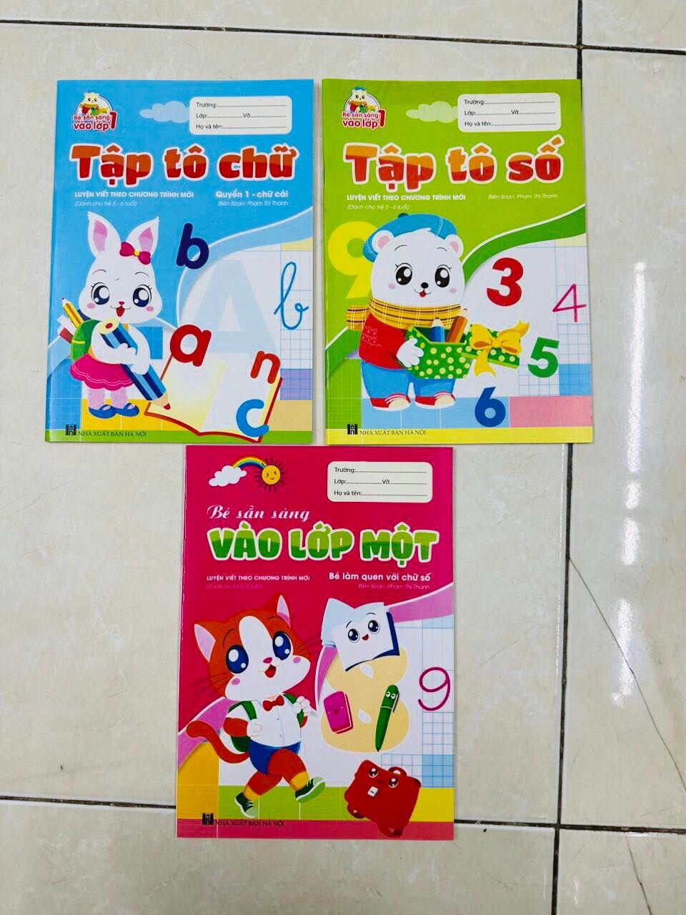 Sách-Combo 8 cuốn sách Tập Tô chữ Luyện viết theo chương trình mới loại dày 48 trang dành cho bé sẵn sàng vào lớp 1