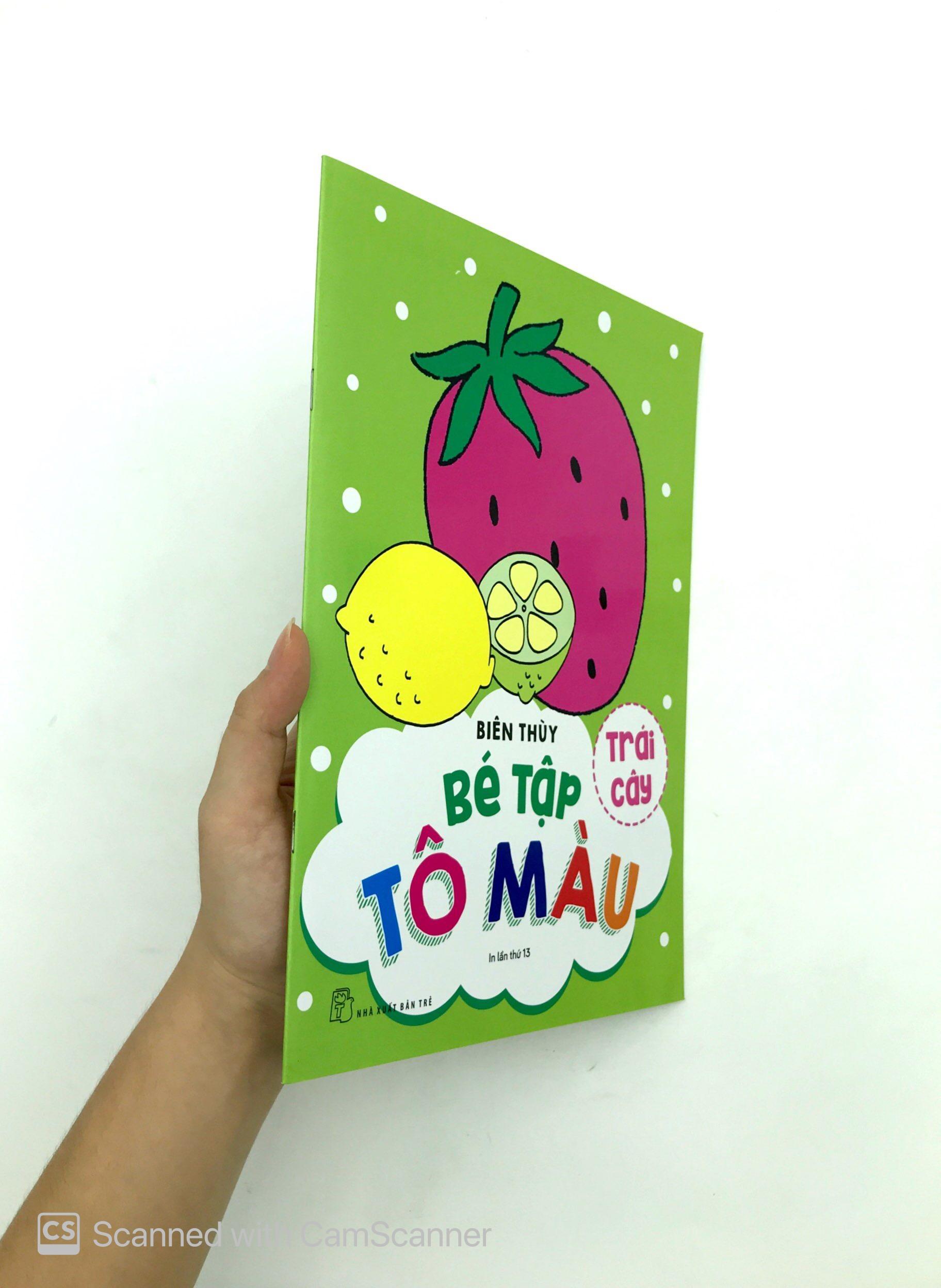 Bé Tập Tô Màu - Trái Cây (Tái Bản)