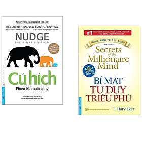 Combo 2 Cuốn Sách Kinh Tế Hay Thay Đổi Con Người Bạn: Cú Hích (Tái Bản) + Bí Mật Tư Duy Triệu Phú (Tái Bản 2019) / Sách Kỹ Năng Làm Việc - Bài Học Kinh Doanh (Tặng Kèm Bookmark Happy Life)