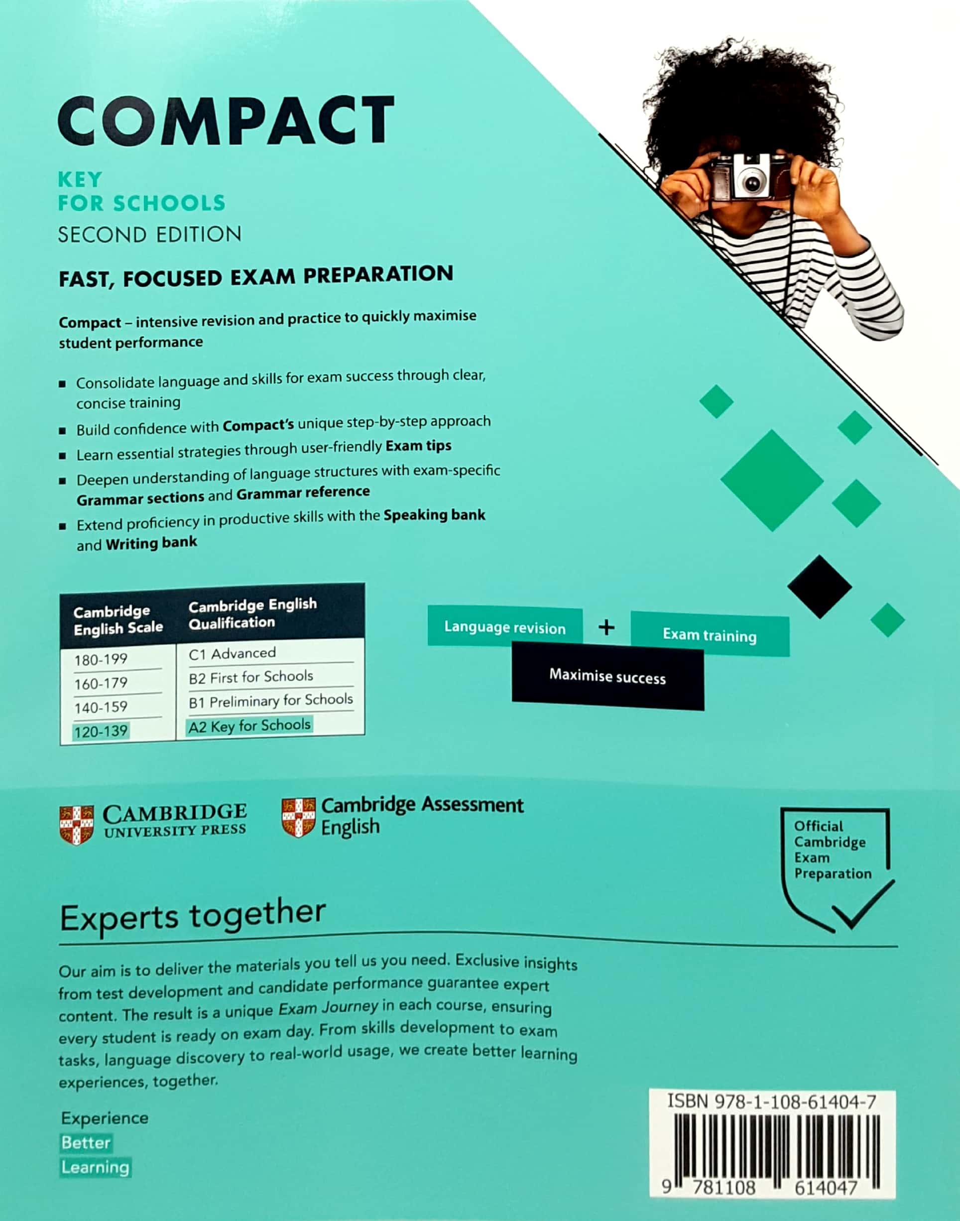 Compact Key For Schools 2nd Edition Workbook Without Answers With Audio Download