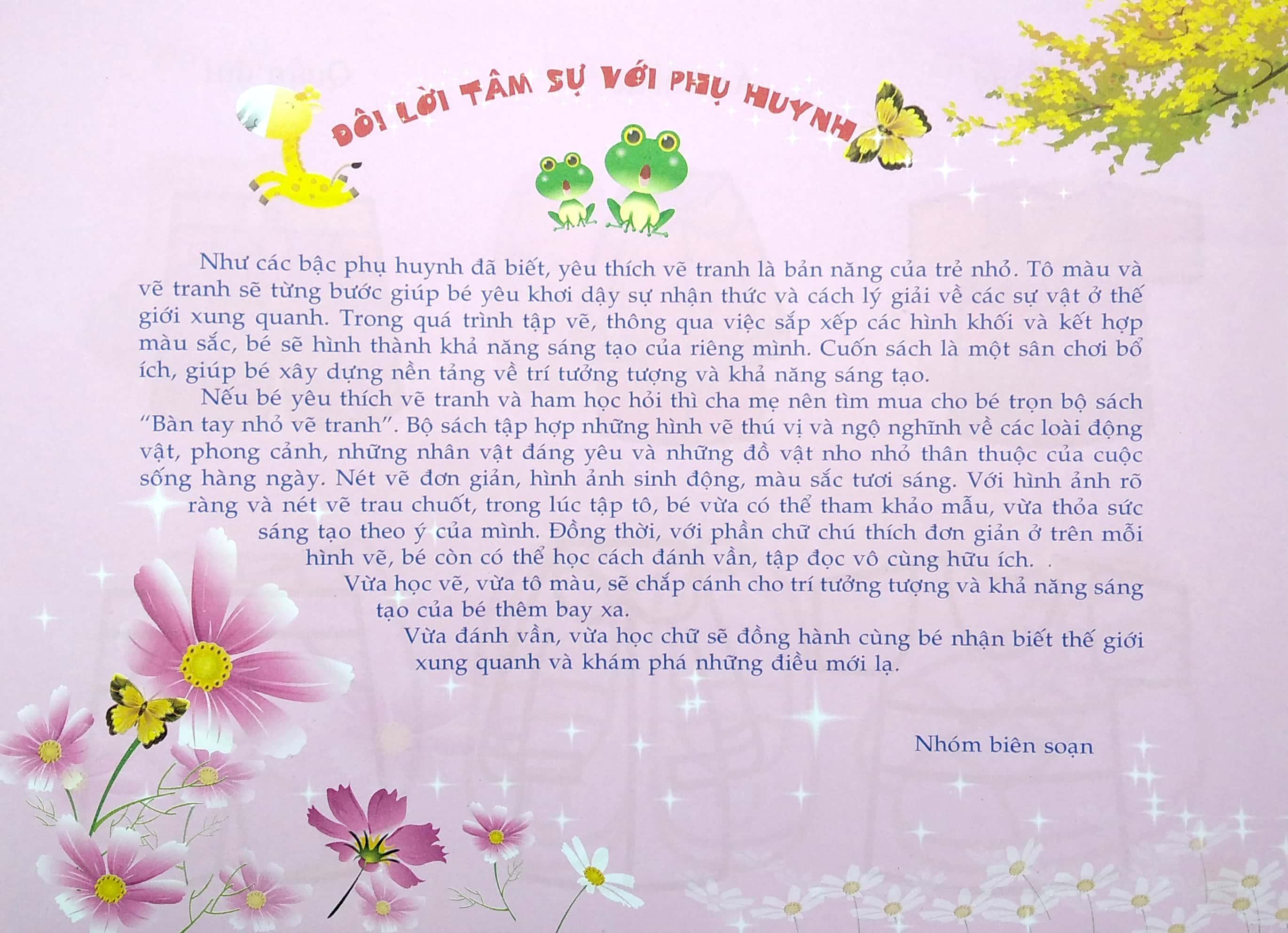 Bàn Tay Nhỏ Vẽ Tranh - Cuộc Sống Mến Thương