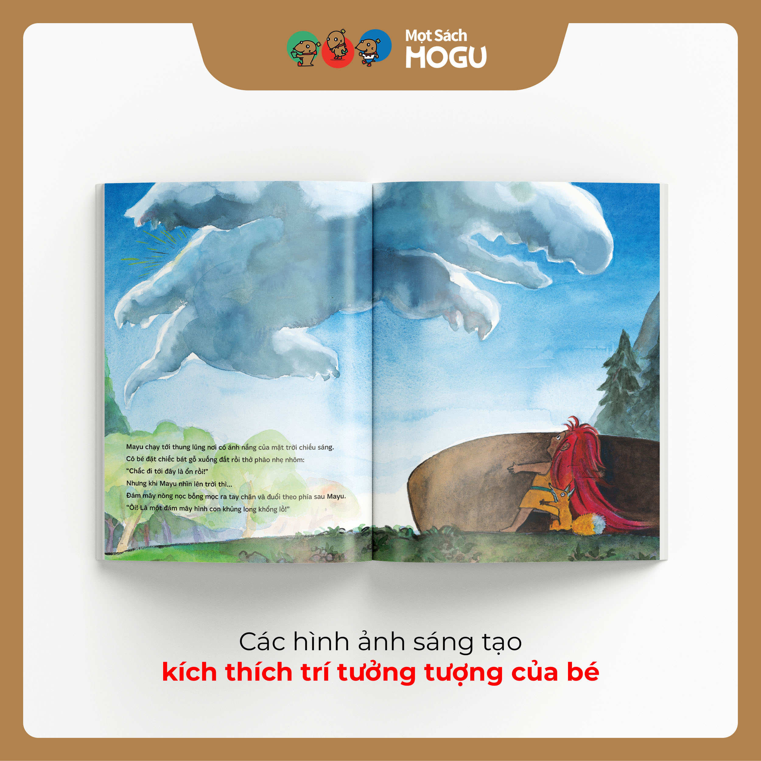 Truyện Ehon bé 3-4-5 tuổi - Chiếc bánh khổng lồ của Mayu