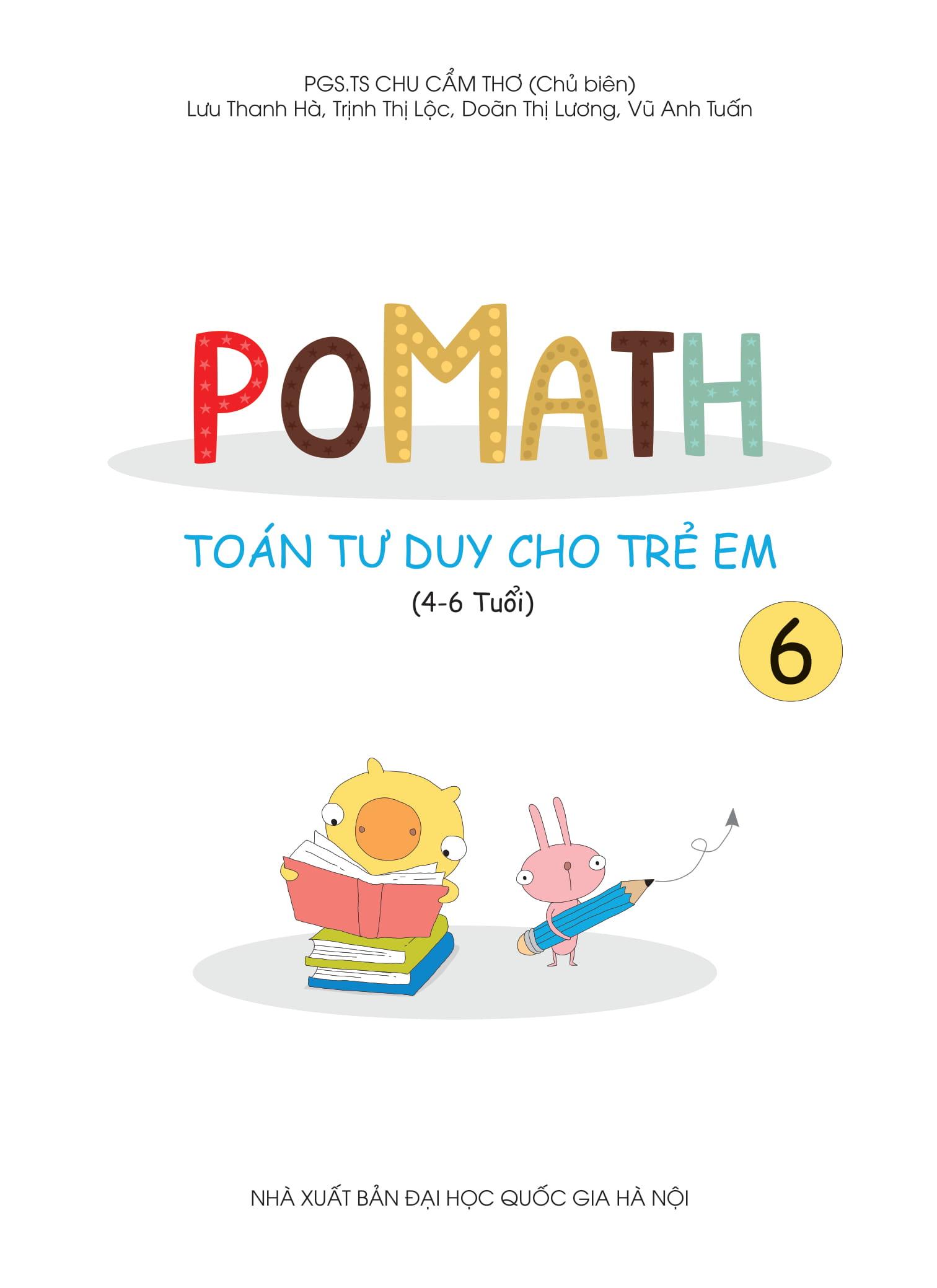 POMath - Toán Tư Duy Cho Trẻ Em 4-6 Tuổi (Tập 6)