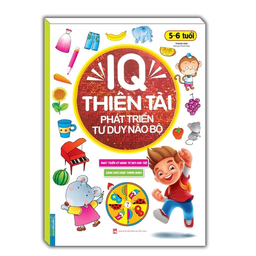 Combo Sách IQ Thiên Tài Phát Triển Tư Duy Não Bộ 1-7 Tuổi (Bộ 6 cuốn)