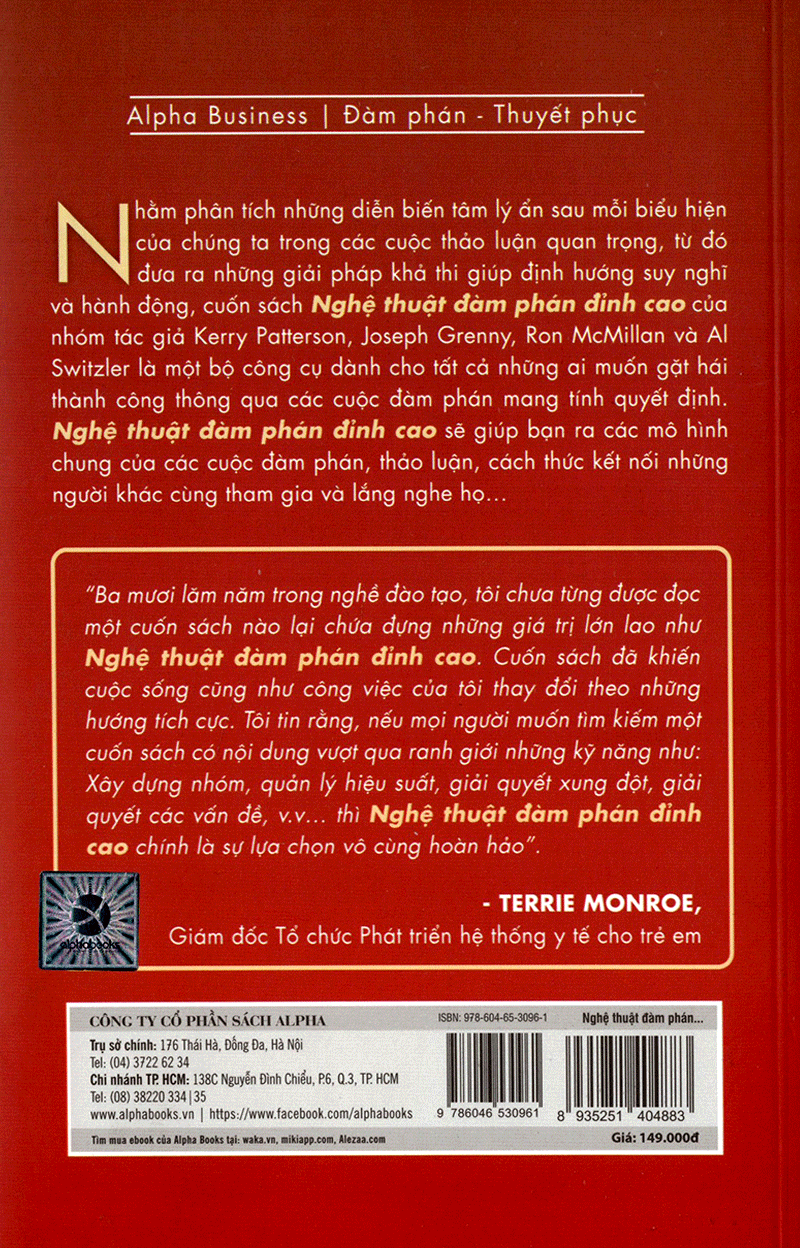 Nghệ Thuật Đàm Phán Đỉnh Cao - Crucial Conversations ( tặng kèm Bookmark tuyệt đẹp )