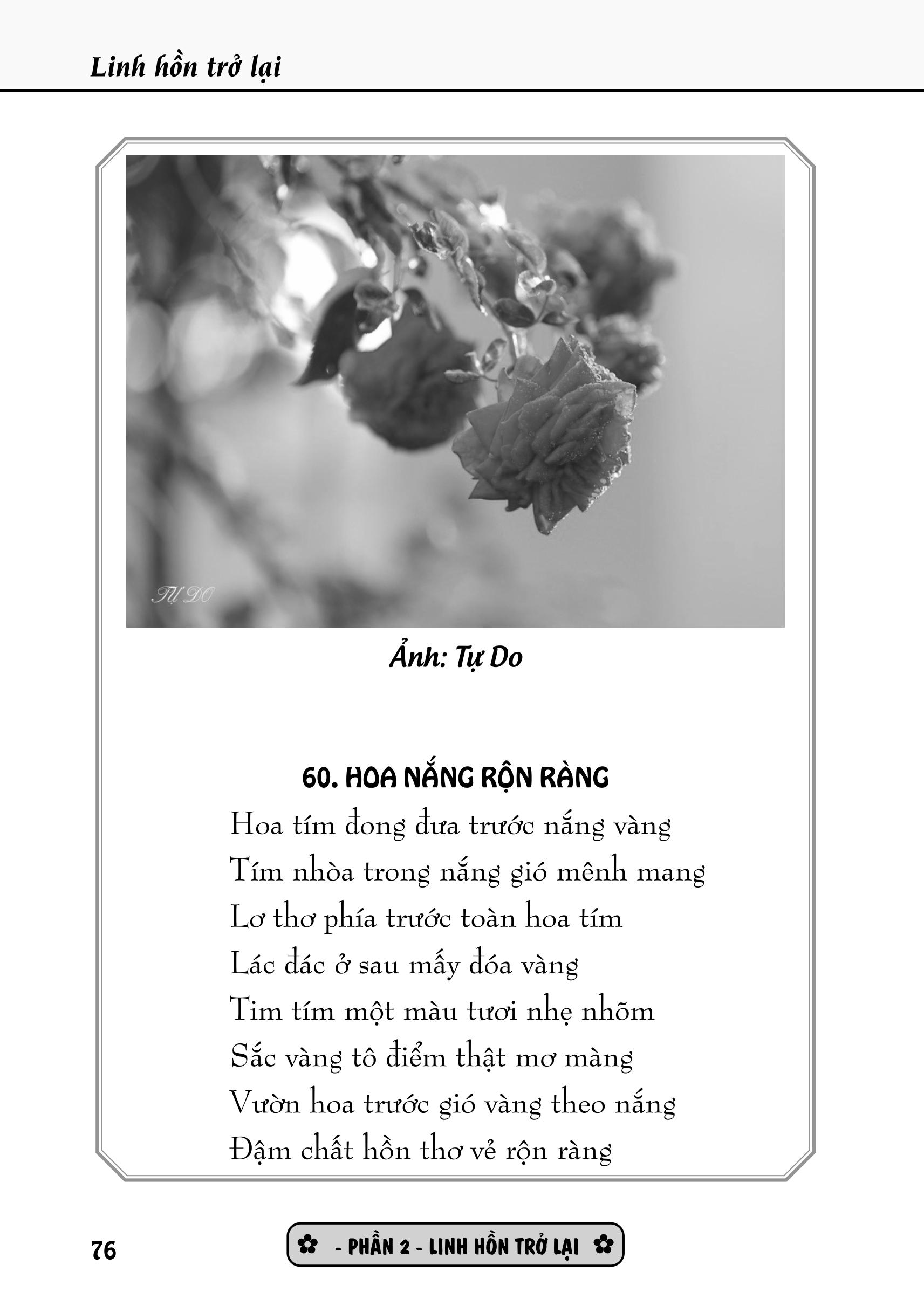 Tập Thơ Linh Hồn Trở Lại - Tự Do