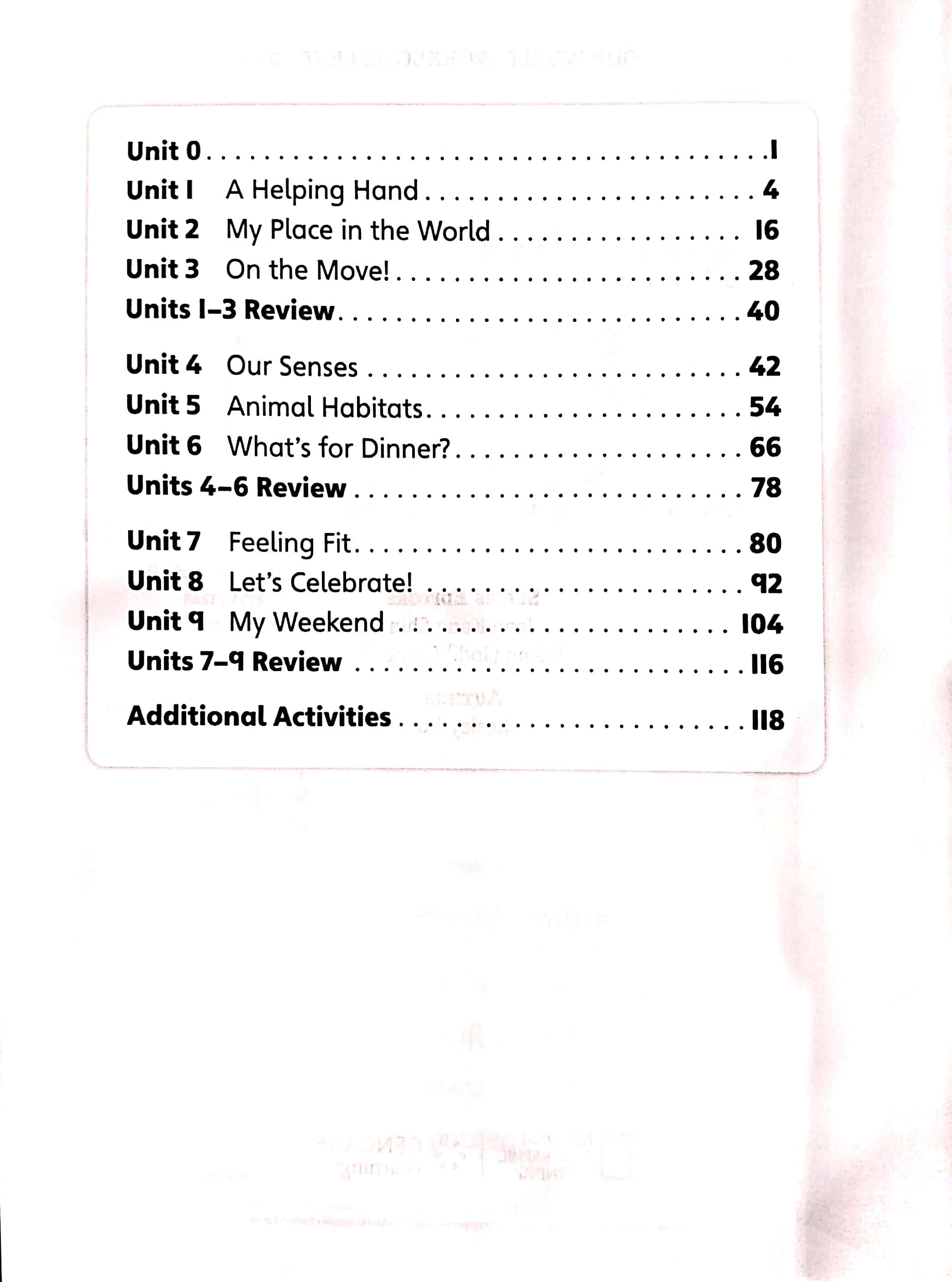 Our World Ame 3 Workbook + Wbaudio Cd