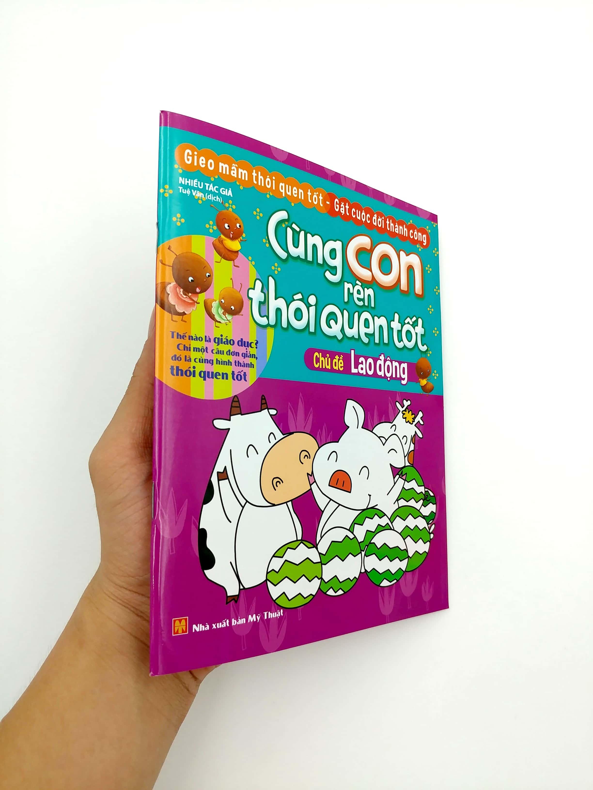 Cùng Con Rèn Thói Quen Tốt - Chủ Đề Lao Động (Tái Bản 2018)
