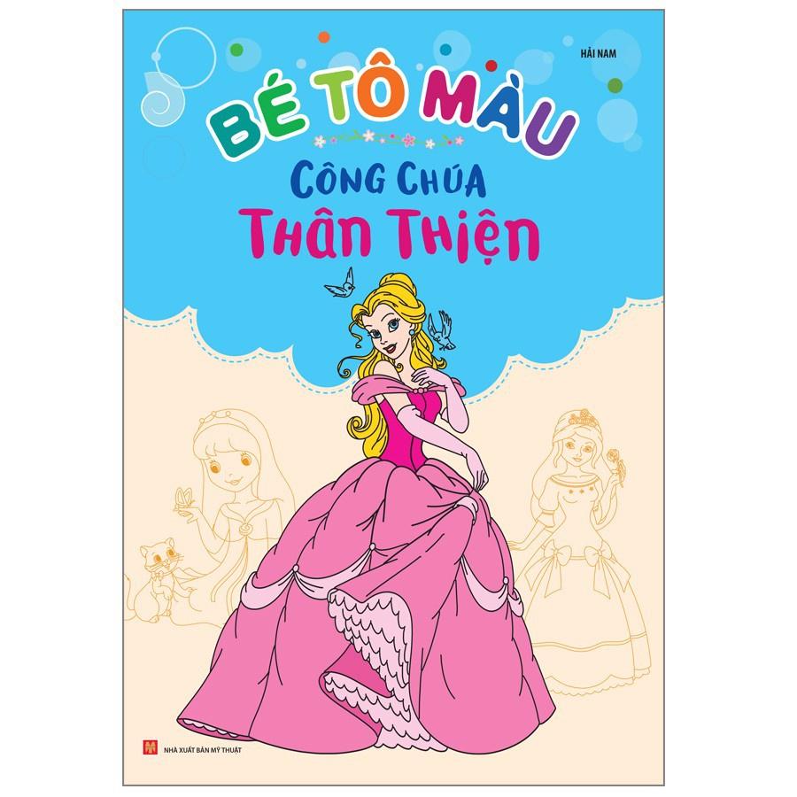 Túi Bé Tô Màu Công Chúa ( 6 Cuốn ) - Bản Quyền