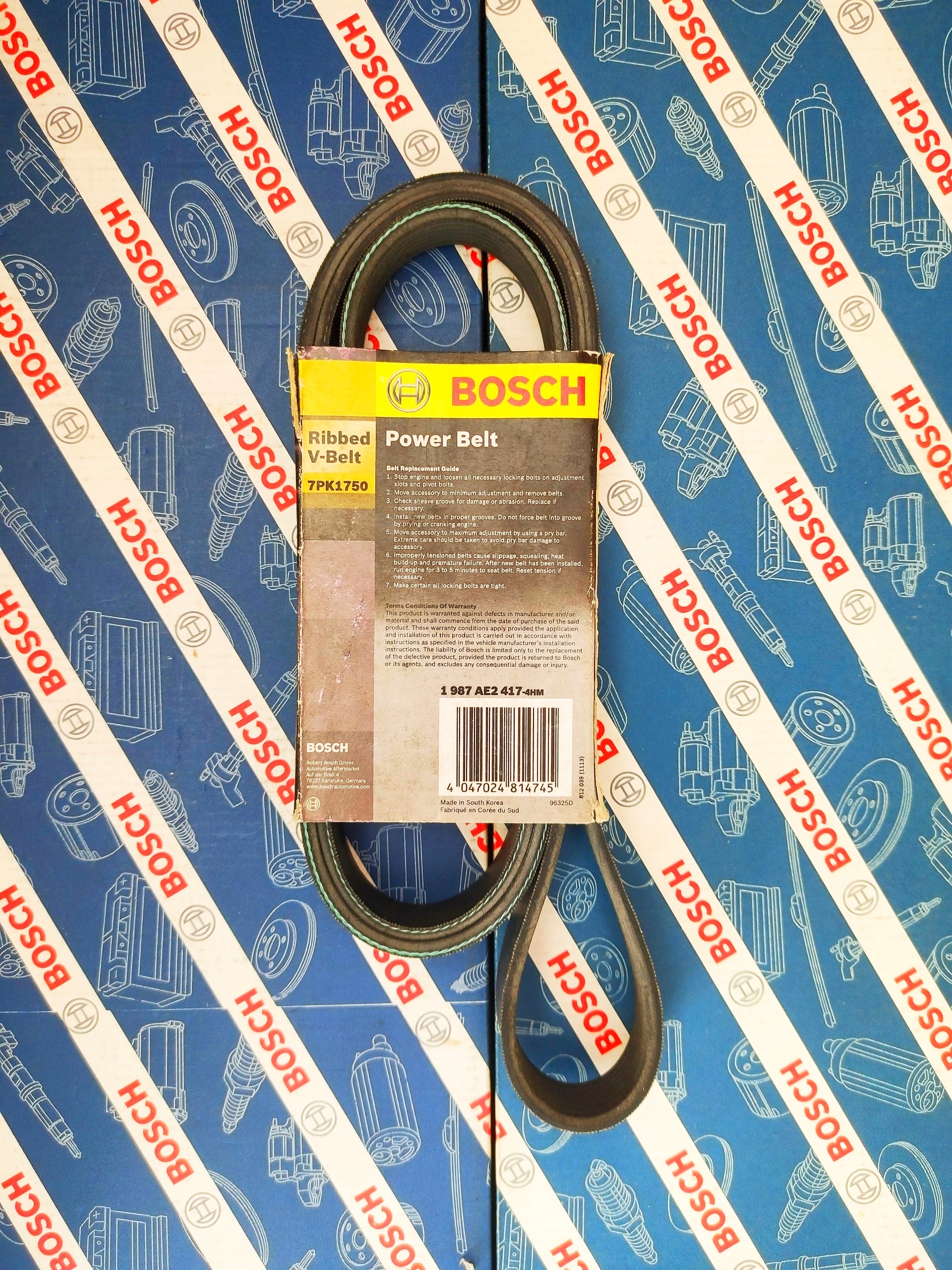 Dây Curoa Nissan Navara NP300, Terra 2.5 (2014-2021) - Bosch 7PK1750