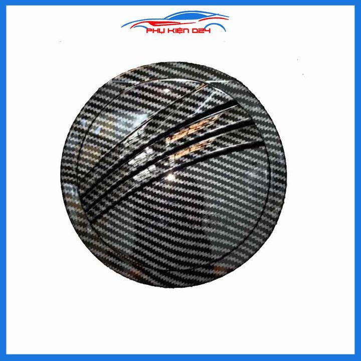 Ốp nắp bình xăng Elantra 2016-2017-2018-2019-2020 vân cacbon chống trầy trang trí ô tô