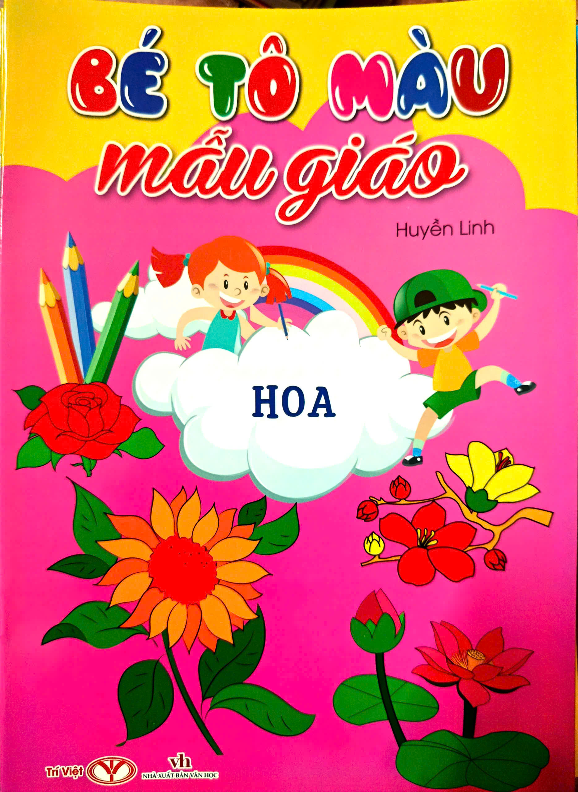 Combo Bộ Bé Tô Màu Mẫu Giáo - Bộ 10 Cuốn + Tặng Hộp Sáp Màu