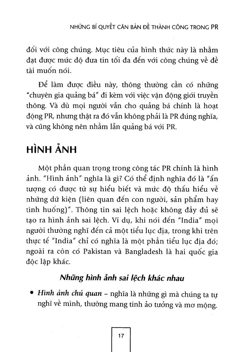 Những Bí Quyết Căn Bản Để Thành Công Trong PR (Tái Bản 2012)