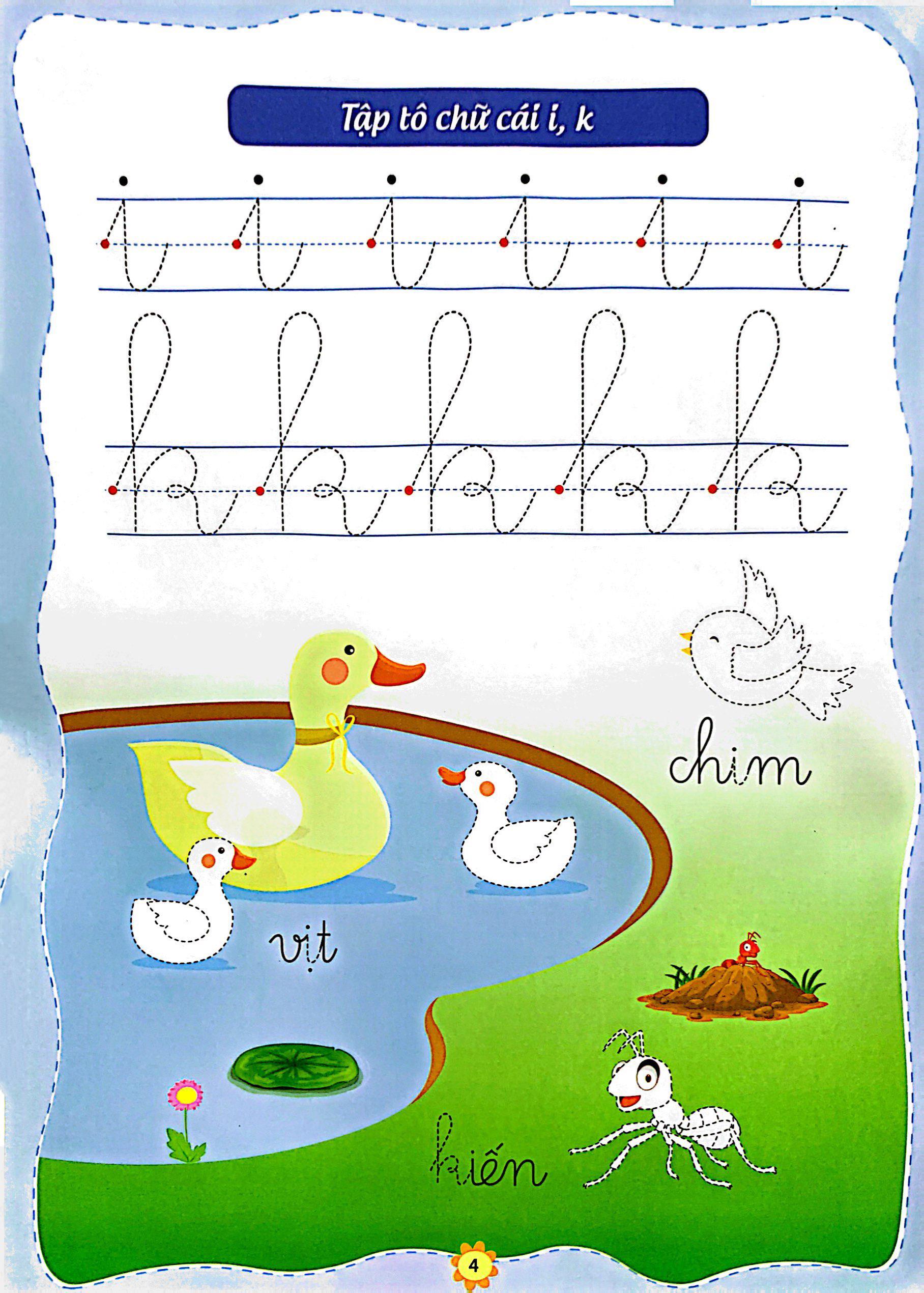 Bé Chuẩn Bị Vào Lớp 1 - Bé Làm Quen Chữ Cái - Tập 2 (Dành Cho Trẻ Từ 4-5 Tuổi)