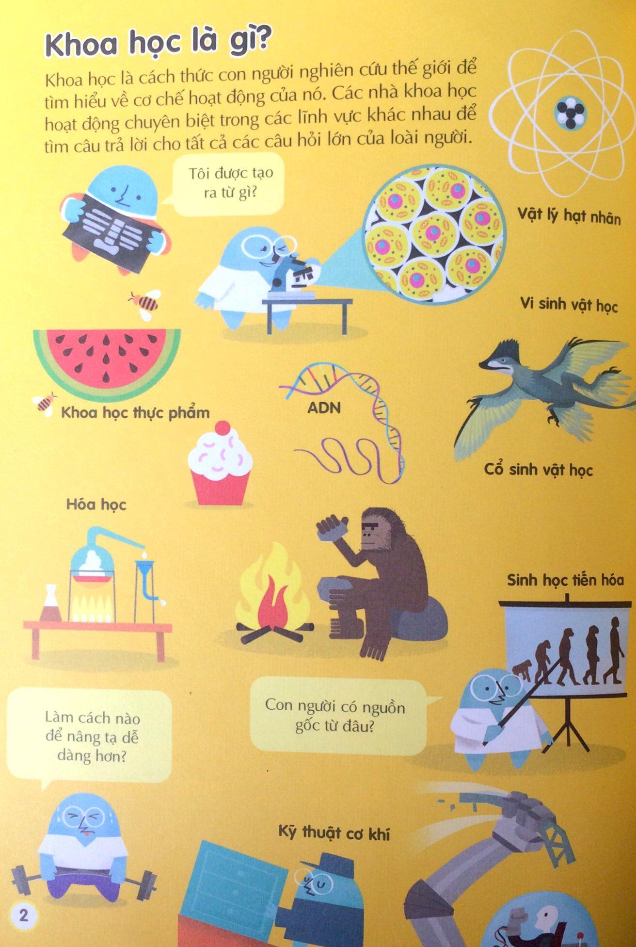 100 Bí Ẩn Đáng Kinh Ngạc Về Khoa Học (USBORNE - 100 Things To Know About Science)