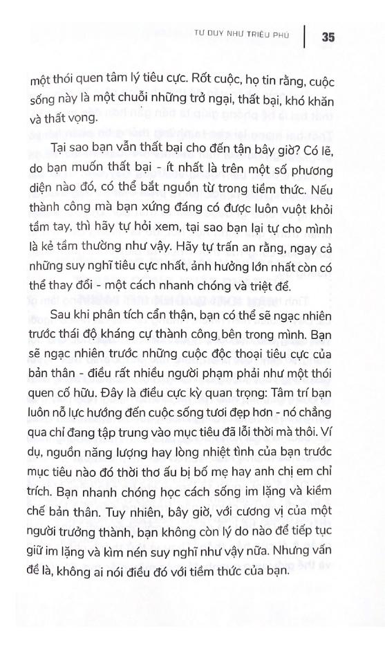 Tư Duy Như Triệu Phú (Tái Bản)