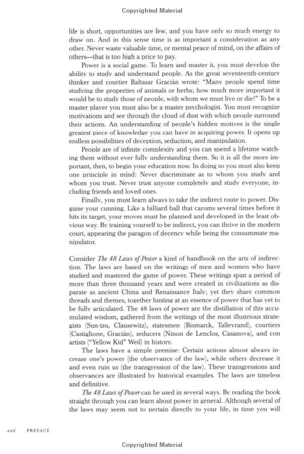 The 48 Laws Of Power