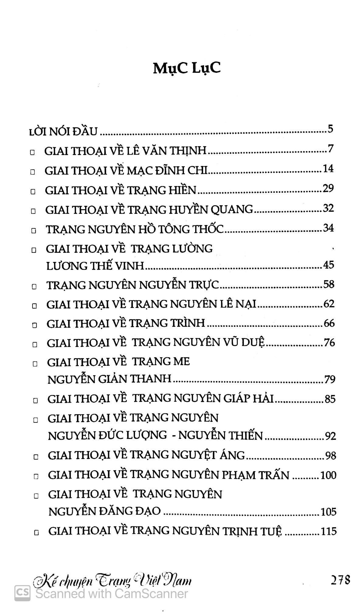 Kể Chuyện Trạng Việt Nam