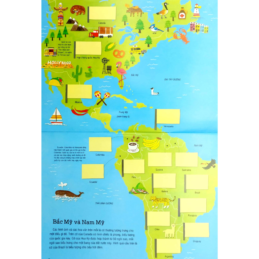 First Sticker Book - Sách Dán Hình Đầu Đời Cho Bé - Quốc Kỳ Các Nước