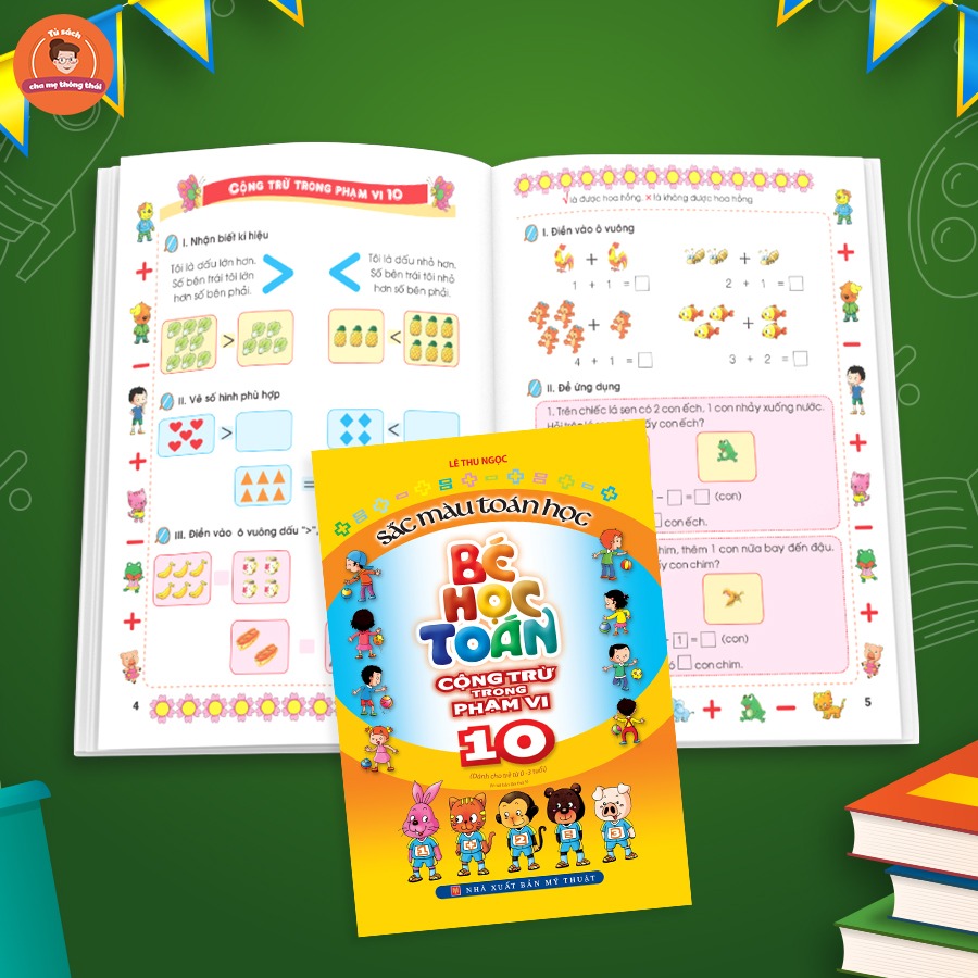 Combo: Bé Học Toán Trong Phạm Vi 10-50-100