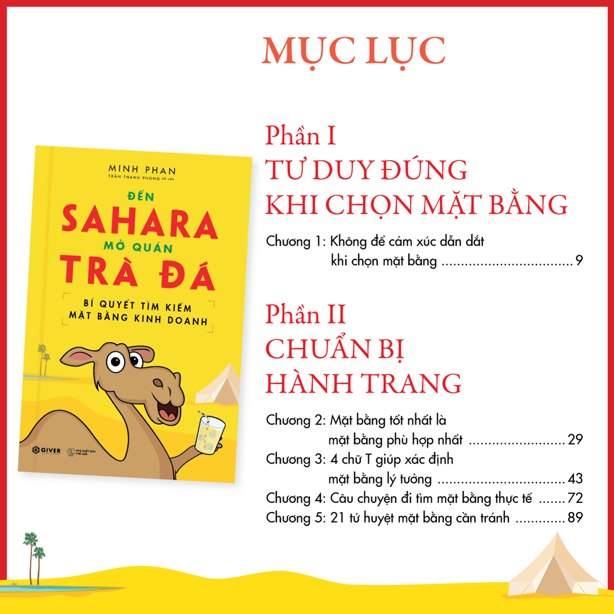 Bí Quyết Tìm Kiếm Mặt Bằng Kinh Doanh - Đến Sahara Mở Quán Trà Đá - Bộ Sách Khởi Nghiệp Bán Lẻ