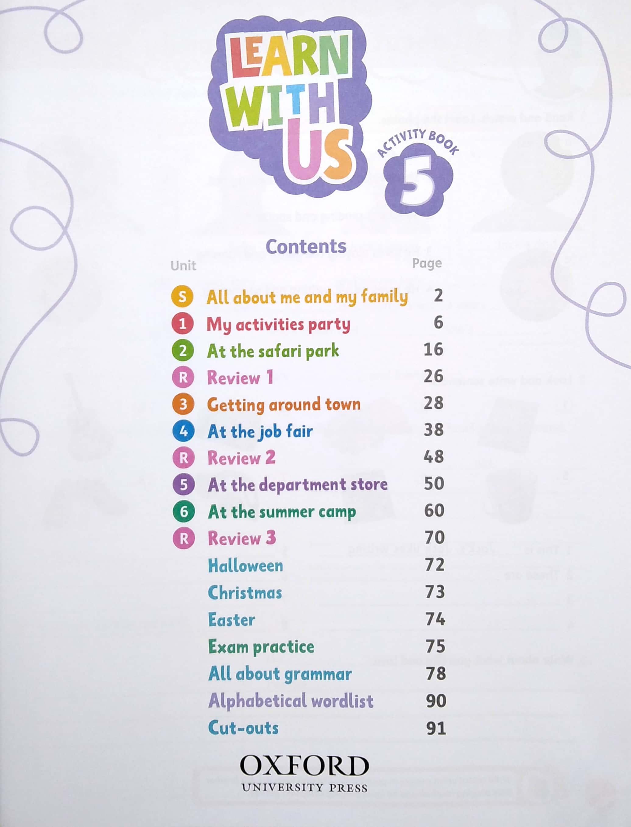 Learn With Us: Level 5: Activity Book With Online Practice