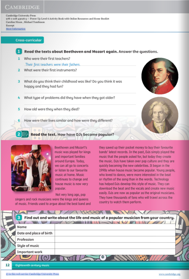 Power Up Level 6 Activity Book With Online Resources And Home Booklet