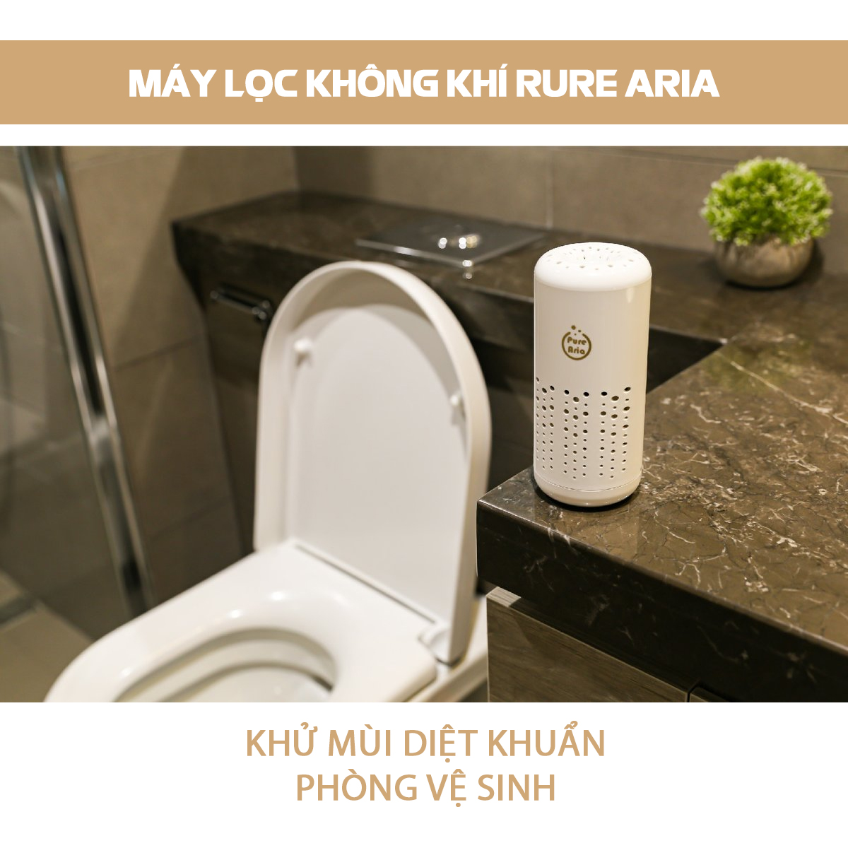 Máy Lọc Không Khí AIR-Q Pure Aria Q58-2 Màu Trắng