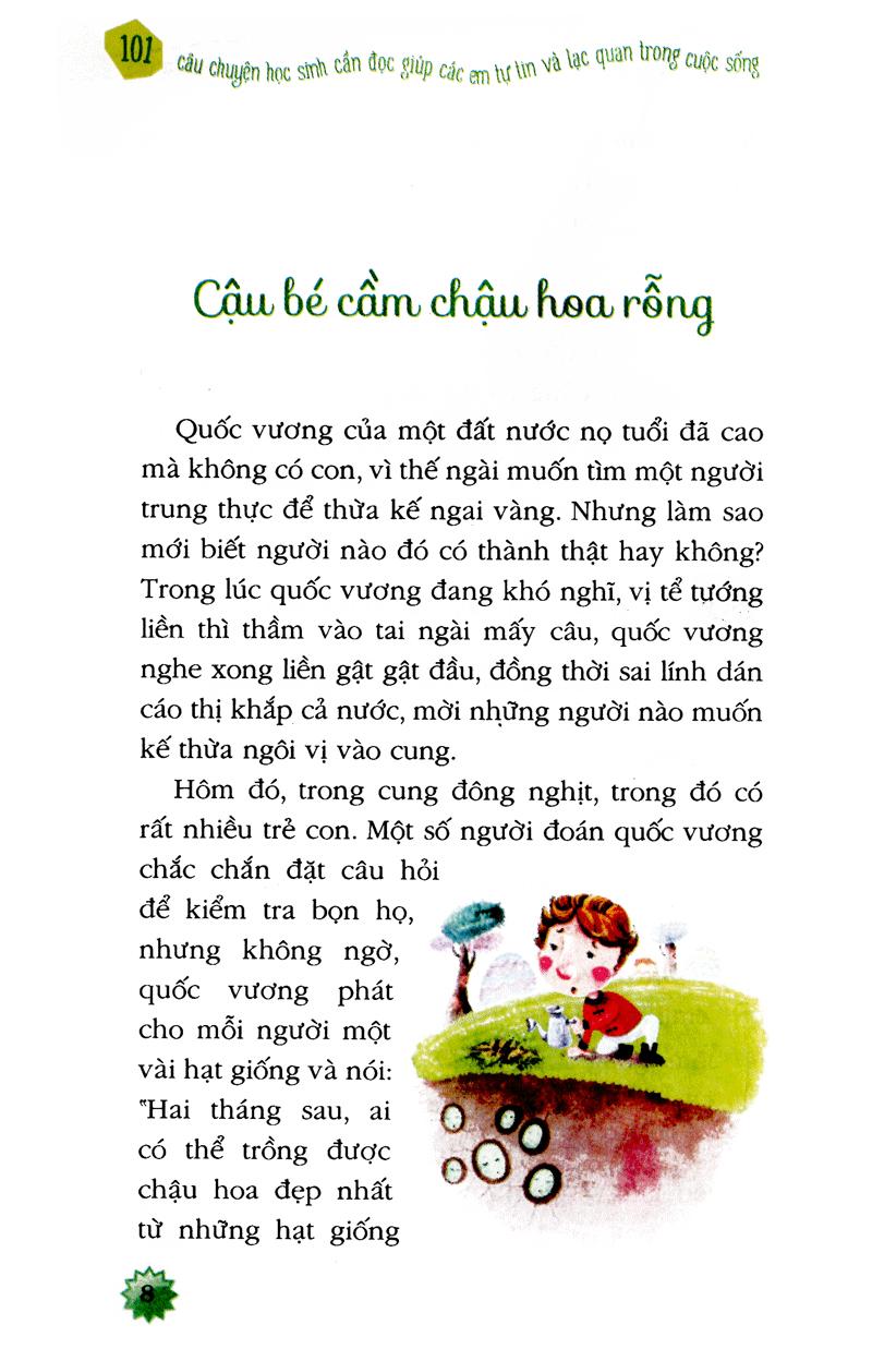Kỹ Năng Sống - 101 Câu Chuyện Học Sinh Cần Đọc Giúp Các Em Tự Tin Và Lạc Quan Trong Cuộc Sống