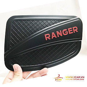 Ốp tay nắm cửa, hõm cửa, ốp đèn pha, đèn hậu, nắp xăng, tay mở cốp đen Ford Ranger 2014 - 2022- nhựa đen cao cấp