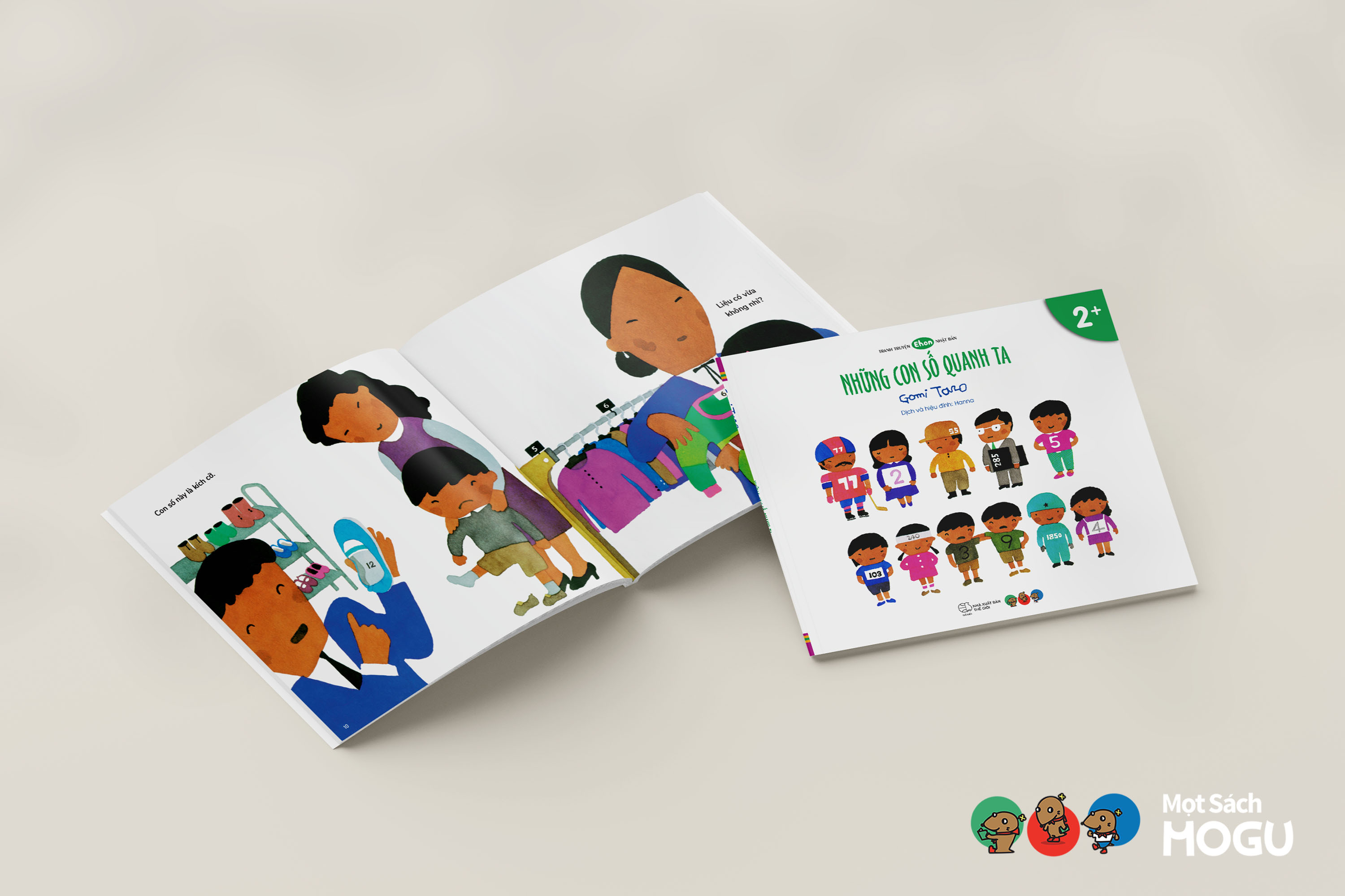 Truyện Ehon bé 3-4-5 tuổi - Những Con Số Quanh Ta