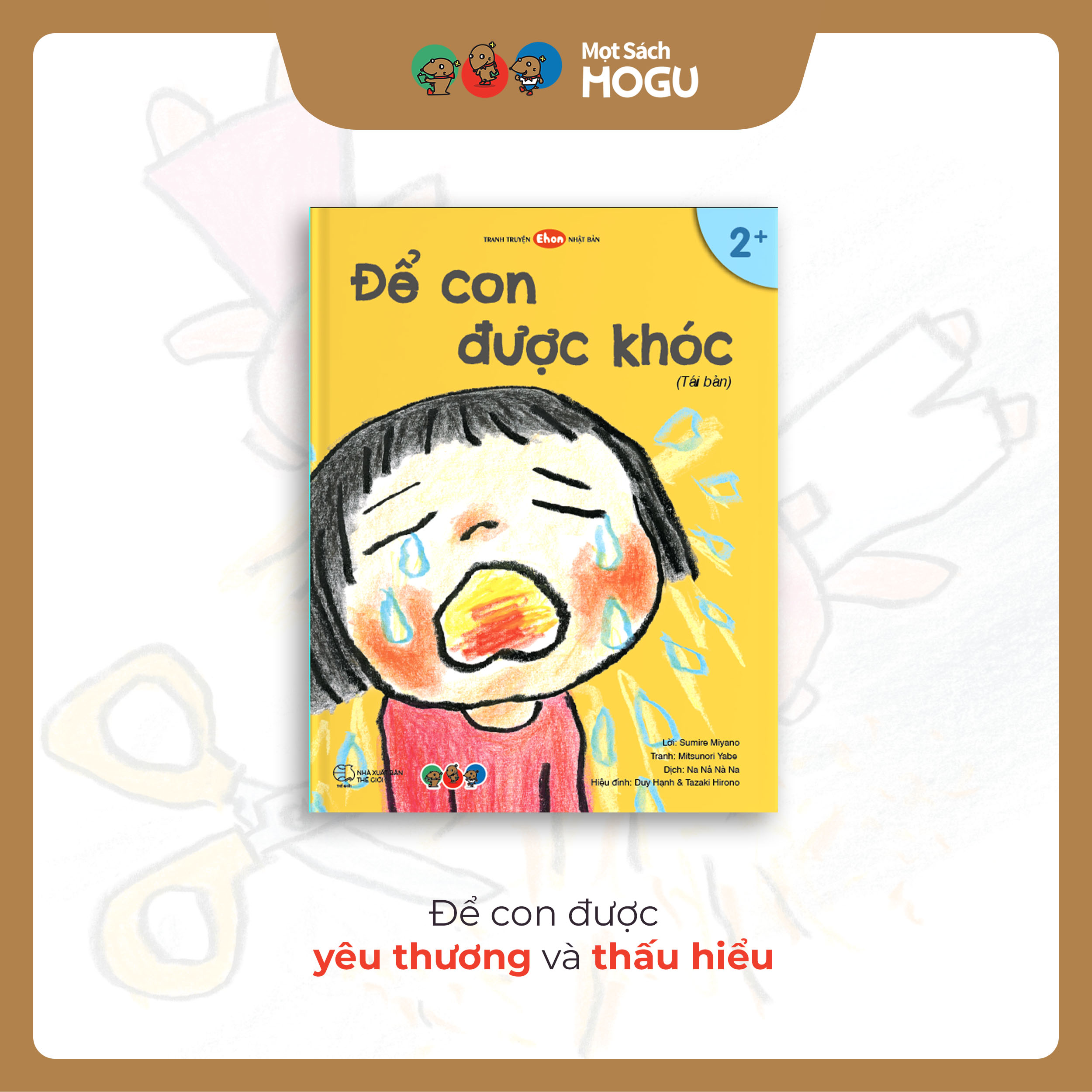 Truyện Ehon bé 3-4-5 tuổi - Bộ 4 cuốn Phát triển cảm xúc