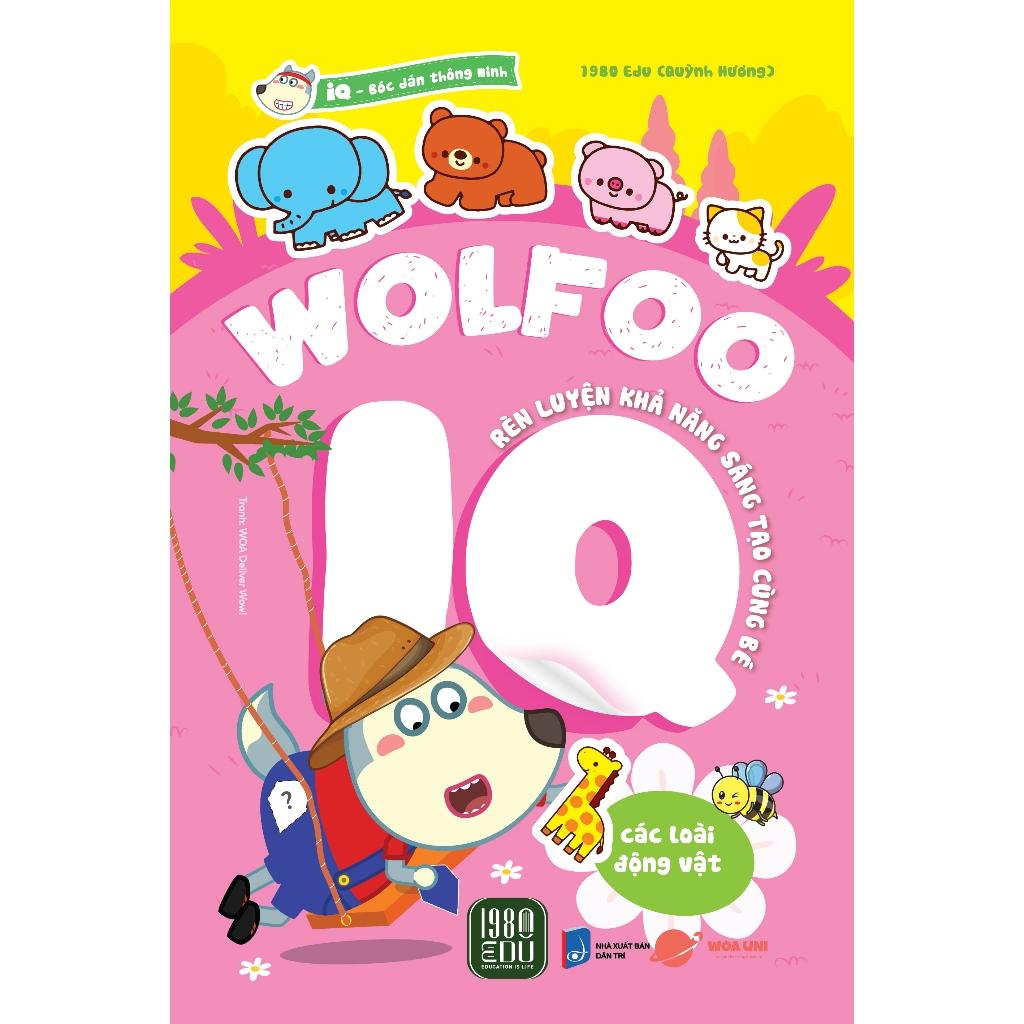 Sách - Combo 6 Cuốn WOLFOO IQ Rèn Luyện Khả Năng Sáng Tạo Cùng Bé