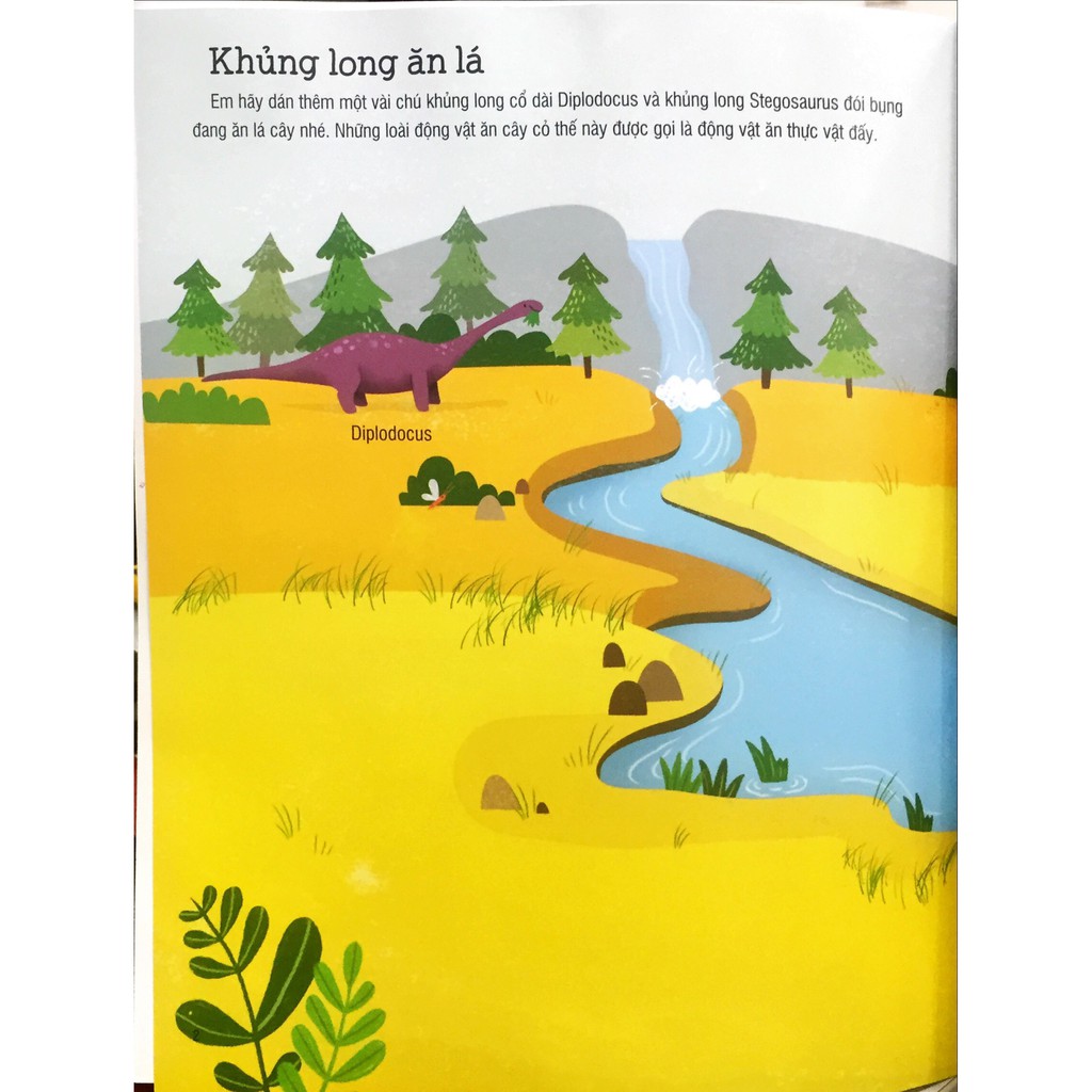 First Sticker Book - Sách Dán Hình Đầu Đời Cho Bé - Khủng Long