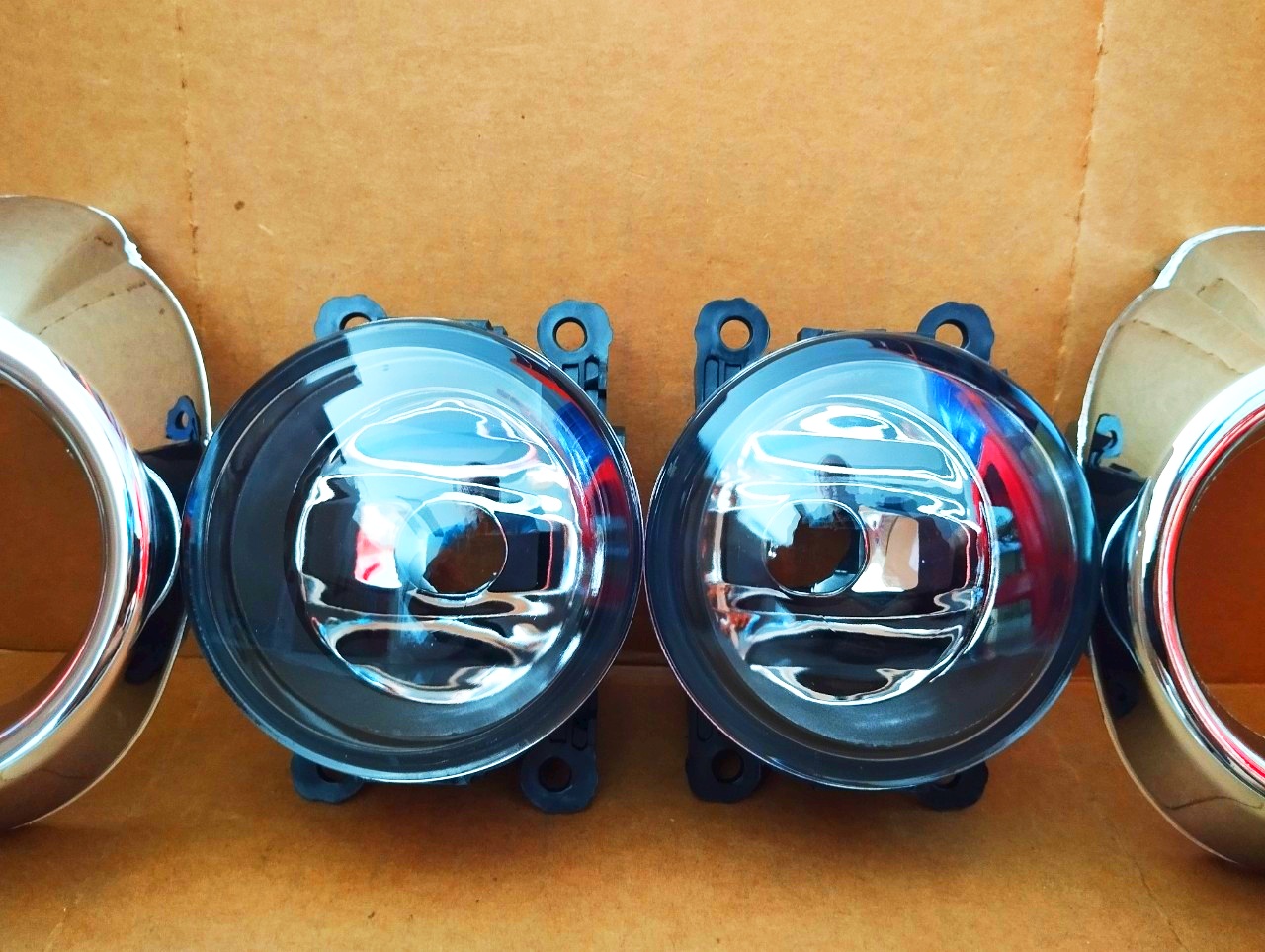 Bộ Đèn Gầm Sương Mù Ốp Chrome Ford Ecosport Fiesta Focus (2009-2020)